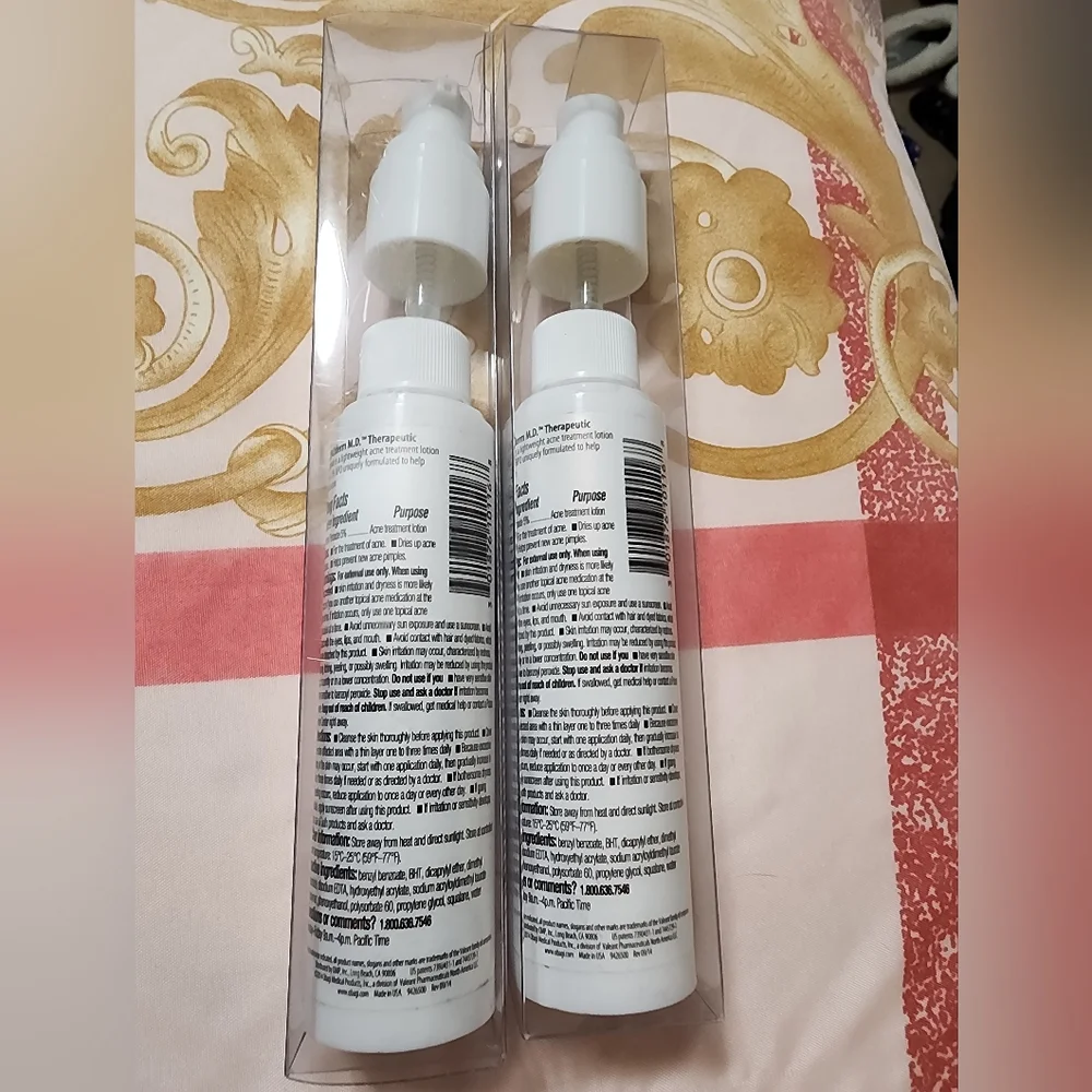 Obagi Clenziderm M.D. Therapeutic Lotion Acne Treatment x2